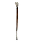 Fido Dog Long Handled Shoehorn - Silver/Chestnut SHOEHORN