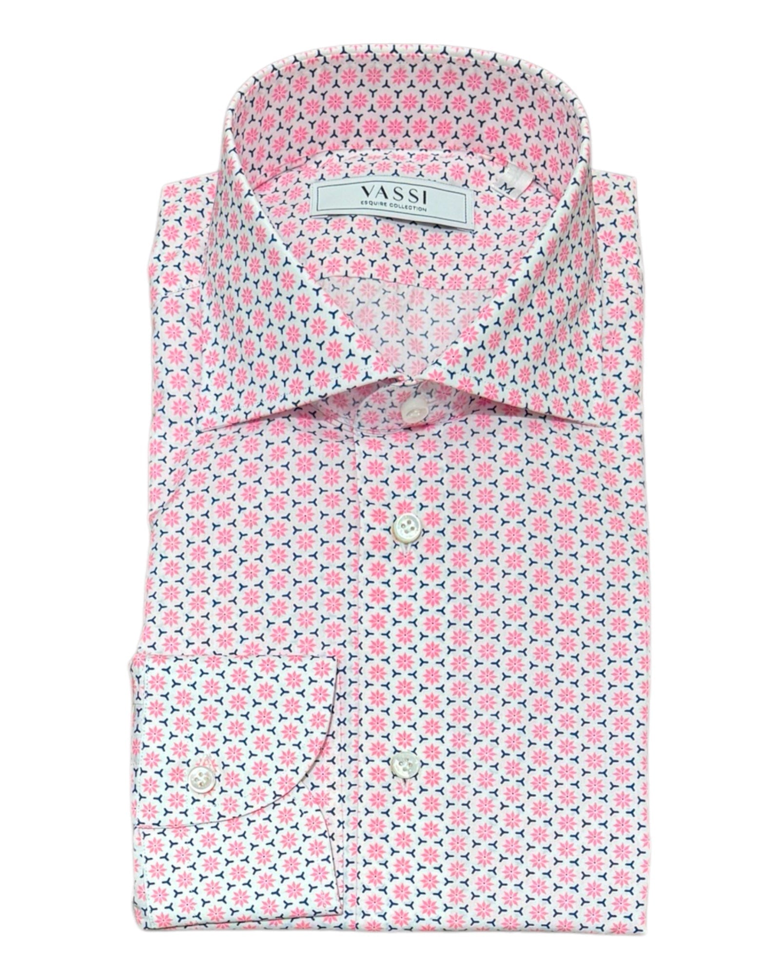 Hexagon Sport Shirt - Pink/Blue SPORT SHIRTSM