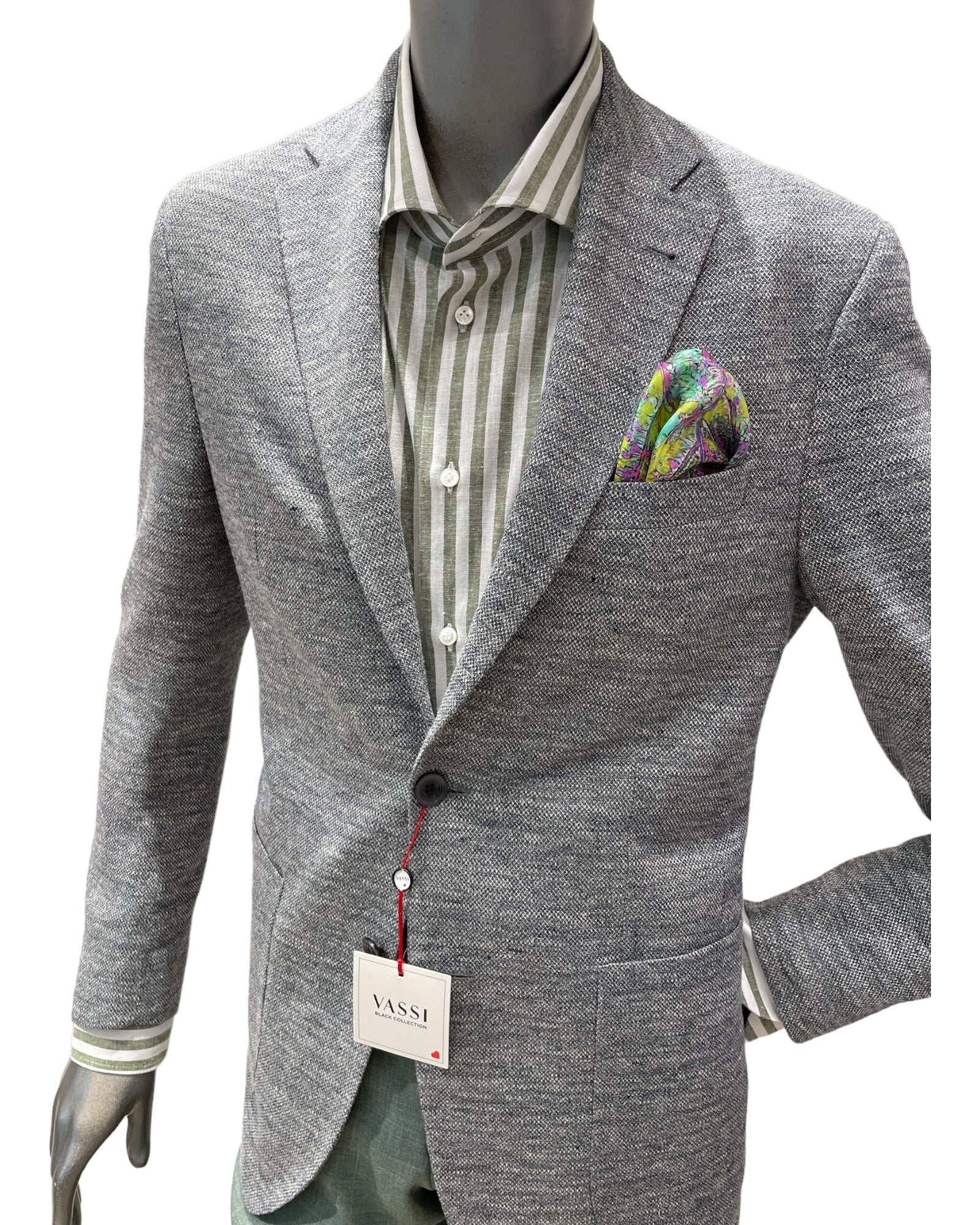 Linen Jacket - Grey JACKETS40S
